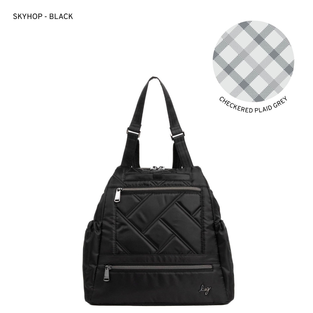 NWT Lug Skyhop Convertible Backpack, Black